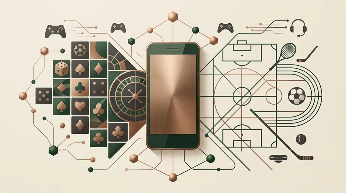 Ilustračný pohľad na hodnotenie kryptokasína, športu a e-športov